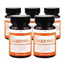 발효율피 맥스 정 84% 고함량 800mg 60정 엘라그산, 5개(5개월분)