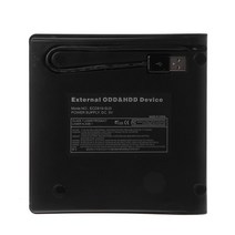 외장cd롬 디비디플레이어 리더기 95MM USB 30 SATA 광학 드라이브 케이스 키트 외부 모바일 인클로저 DVDCD, 한개옵션0