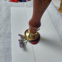 이니셜 스탬프 실링 왁스 국내산 촛농 청첩장 웨딩 인장 비즈 씰링 알파벳 도장, R