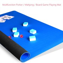 3mm 두꺼운 고무 보드 게임 마작 포커 매트 가족 홈 플레이 방수 미끄럼 방지 다기능 playmat, 녹색 83x83cm
