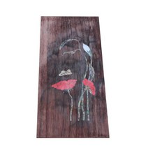 Tooyful-정교한 로즈우드 클래식/어쿠스틱 기타 헤드 베니어 플레이트 플라워 패턴 스티커 실내 악기 액세서리, [02] 02