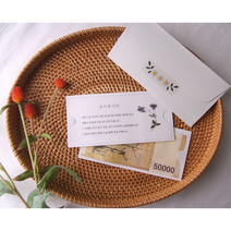 더봄 결혼식 답례카드 답례돈봉투 답례봉투 돈봉투 답례금봉투 (기성형), 노랑들꽃, 3가지 섞어서