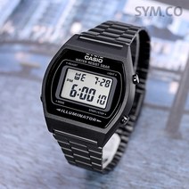 카시오 CASIO 시계 B640WB-1A / B640WC-5A 메탈밴드 남녀공용 전자시계