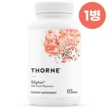 쏜리서치 실리포스 밀크씨슬 파이토솜 90캡슐 Thorne Siliphos 트러스트쇼핑, 1개, 단품