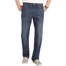 IZOD 남성용 리지드 데님 및 릴렉스 핏 미디엄 빈티지