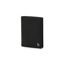 23SS 블랙 퍼피장식 소가죽 중지갑 HJWA3E940BK