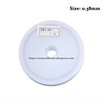 마카롱실 뜨개실 자이언트얀 망고실 뜨개질 털 앙고라 8 월 9 일 크기 0.3-0.8mm 직경 강철 금속 끈 구슬, 한개옵션1, 02 N0 4