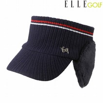 [엘르골프] (여성)둥근귀달이니트썬바이저_6E87453, 네이비i820