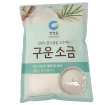 청정원 구운소금( 100% 꽃소금), 8개, 1KG