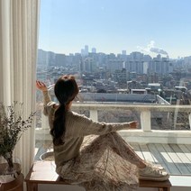 플러리싱 / [플러리싱]상큼한 봄 로즈패턴 롱 플리츠스커트