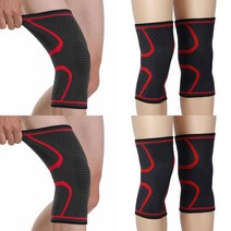 YOLOMAM 무르팍 스포츠 무릎보호대 2P세트(M) (레드)