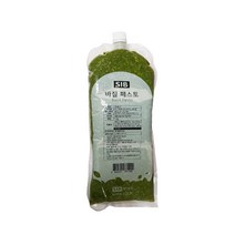 [성진] 선인 바질 페스토 1kg 냉동바질 바질페스토 (아이스박스 포장상품) 반품불가상품, 3개