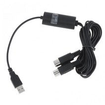 미디컨트롤러 휴대용 마스터키보드 USB-MIDI 케이블 2 미터 전자 피아노 드럼 기타 음악 컴파일 인터페이, 한개옵션0