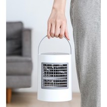 원룸 강력바람 여름용 미니냉풍기 이동형에어컨, 라운딩 유러피언냉풍기 필터