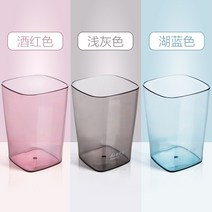 양치컵 거가 심플 칫솔컵 가정용 커플 여학생 기숙사 세면도구 케이스 2488369377, 3개 라이트 _레드 _블루