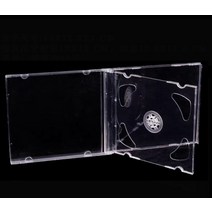 공씨디 공cd 공DVD 더블 CD DVD 케이스 보호 상자 디스크 플라스틱 파우치 10 개/팩, 한개옵션0