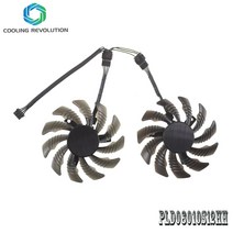 75mm pld08010s12hh t128010su 4pin 0.35a 쿨러 팬 교체 기가바이트 gtx 1050ti 1050 rx 550 rx560 그래픽 비디오 카드