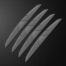 자동차 도어 엣지 충돌 방지 보호대 바 스티커 실리콘 측면 가드 백미러 커버 스트립, 01 Dark Grey, 01 Dark Grey