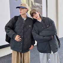 스타일아유 커플 퀼팅 경량 누빔 숏 패딩 남녀공용 자젯 미디 점퍼 아우터 겨울 4종