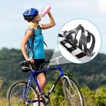 자전거 산악 로드 물병 고정 거치대 부착 컵 홀더 케이지, 레드