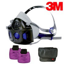 3M 방독면 정품 인증 풀셋트, HF-800 용접 그라인딩 구성 M, 1개