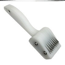 오징어 컷 꽃무늬 문어 전복 꽃칼 칼집기 육절기 주부, 커팅 나이프 1세트 + 고정 포크