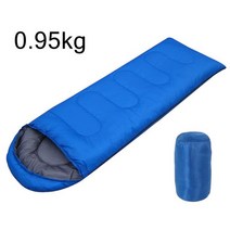 군용침낭 미군침낭 캠핑 침낭 경량 방수 봉투 스타일 면 겨울 야외 여행 슬리핑 백, [05] 0.95kg blue