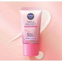 니베아 니베아 선 블럭 트리플 프로텍트 글로우 선 베이스 선크림 SPF50+PA+++ 40ml