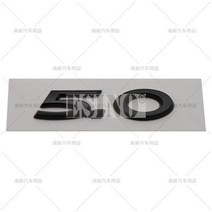 휠캡 휠커버 재규어 XE XF XJ용 자동차 스타일링 3D 30 50 V6 V8 후면 트렁크 펜더 접착 배지 바디 테일 게이트 변위 엠블럼, 3.5.0 Black