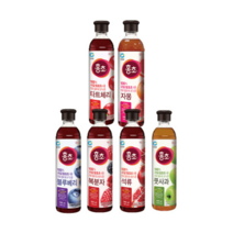 [청정원] 마시는 홍초 석류 900ml 외 5종 1개+1개, 5)홍초 자몽 900ml x1개+1개