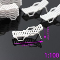비행기보형 프라모델 모형비행기 활주로 패드 관제탑 DIY 공항도로 ZY21 24pcs 모델 기차 철도 레저 의자 세트 티 벤치 풍경 1:50 O 1:75 OO 1:100 TT 1:, 100