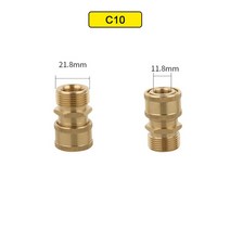 고압무선세척총 고압세차기 무선 청소 14 빠른 연결 커플러 어댑터, 초록