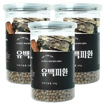 헬로우그린 국산 유백피환 250g 느릅나무환 느릅나무뿌리껍질환, 250gx3통