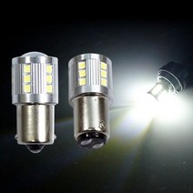 삼항 12V-24V겸용 싱글.더블전구 21발 하이파워 화이트LED, 싱글, 1개