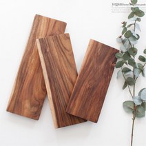 사각트레이 빵플레이팅도마 미니쟁반 우드소반 튀김그릇 나무식판, 단일사이즈