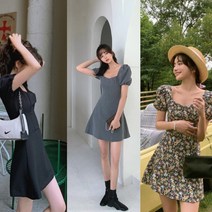 [심쿵해] 더엣지원피스 키작녀원피스 시원한 냉장고원피스 시밀러룩 당일배송