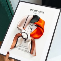 정장 여자 스카프 여성 쁘띠 실크 선물용