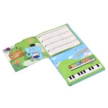 입문용 Bigfun 20-키 피아노 북 전자 키보드 및 음악 2-in-1 Songbook 교육용 가제트 아동용, 한개옵션0