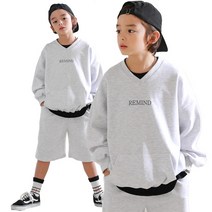 더베이지 봄 주니어 남아 트레이닝 세트 러키 상하 SET B3067 아동 초등학생 반바지 상하복