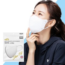 삼흥 얼큰이 새부리형 황사방역 KF94 마스크, 화이트, 30개, 5매입