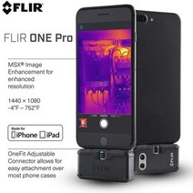 열화상기 발열체크 비접촉온도측정 FLIR ONE PRO 휴대폰용 적외선 열 화상 카메라 IOS 안드로이드 c형 배, 01 IOS