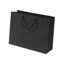 무지 종이쇼핑백 블랙 28X20CM 예쁜쇼핑백 선물백 크라프트종이가방