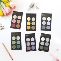 플랜마커 라운드 미니 원형 점착식 메모지