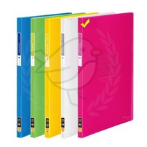 새임 클리어화일 A4 20매 핑크 클리어파일 A4화일 서류화일