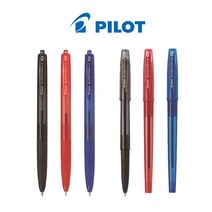 파이롯트 슈퍼그립G SUPER GRIP G 볼펜, 캡식 0.7mm 레드