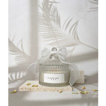 퇴사선물 답례품 메리고라운드 소이캔들 대용량, 오로라 쟈스민, 심지2개 우드심지, 2.쟈스민&수선화