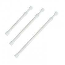 시시홈 길이조절 커튼봉 압축봉, 화이트