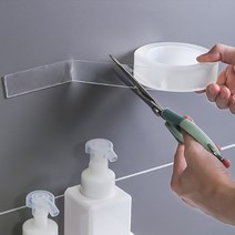 강력 접착 실리콘 양면테이프 1M 2M 3M / 투명 방수 신개념 요술 양면테이프, 1m x 3cm