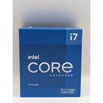 인텔 코어 i7-11700K 프로세서 5GHz 8 코어 16 Thread LGA 1200 BX8070811700K