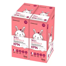 Welkeeps Dust Mask KF94 Size S 30매 x 2 웰킵스 소형 마스크 KF94
